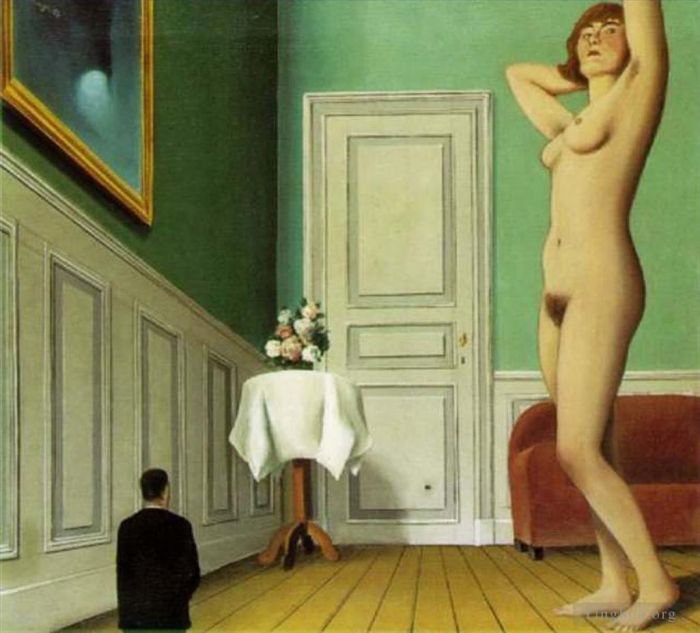 Rene Magritte's Contemporary Various Paintings - The giantess