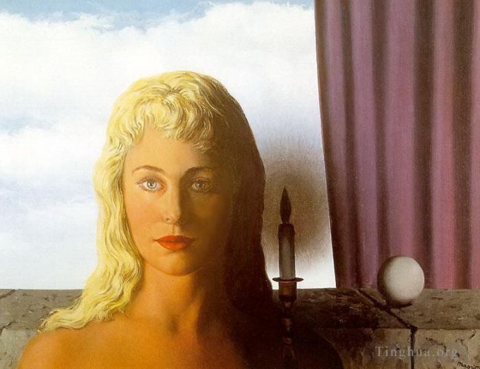 Rene Magritte's Contemporary Various Paintings - The ignorant fairy 1950