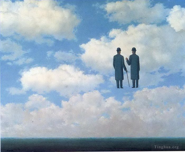 Rene Magritte's Contemporary Various Paintings - The infinite recognition 1963