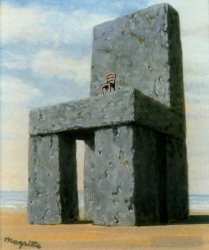 Contemporary Artwork by Rene Magritte - The legend of the centuries 1950