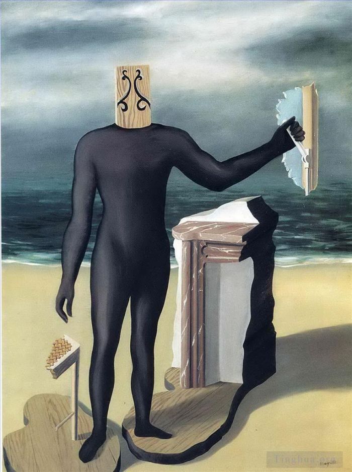 Rene Magritte's Contemporary Various Paintings - The man of the sea 1927