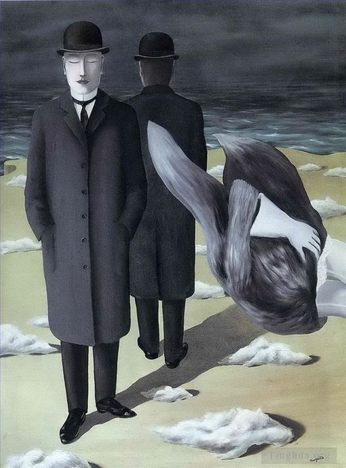 Rene Magritte's Contemporary Various Paintings - The meaning of night 1927