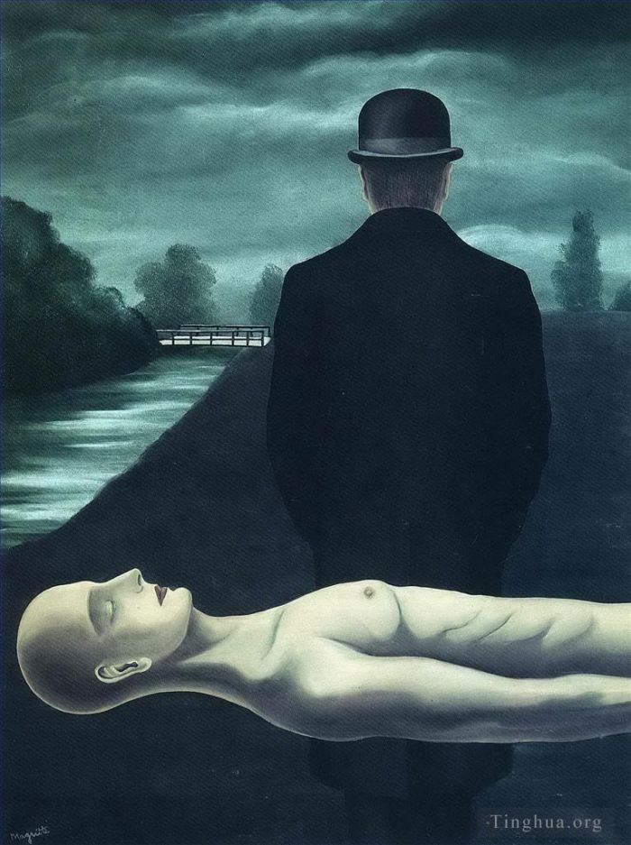 Rene Magritte's Contemporary Various Paintings - The musings of the solitary walker 1926