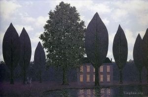 Contemporary Artwork by Rene Magritte - The mysterious barricades 1961