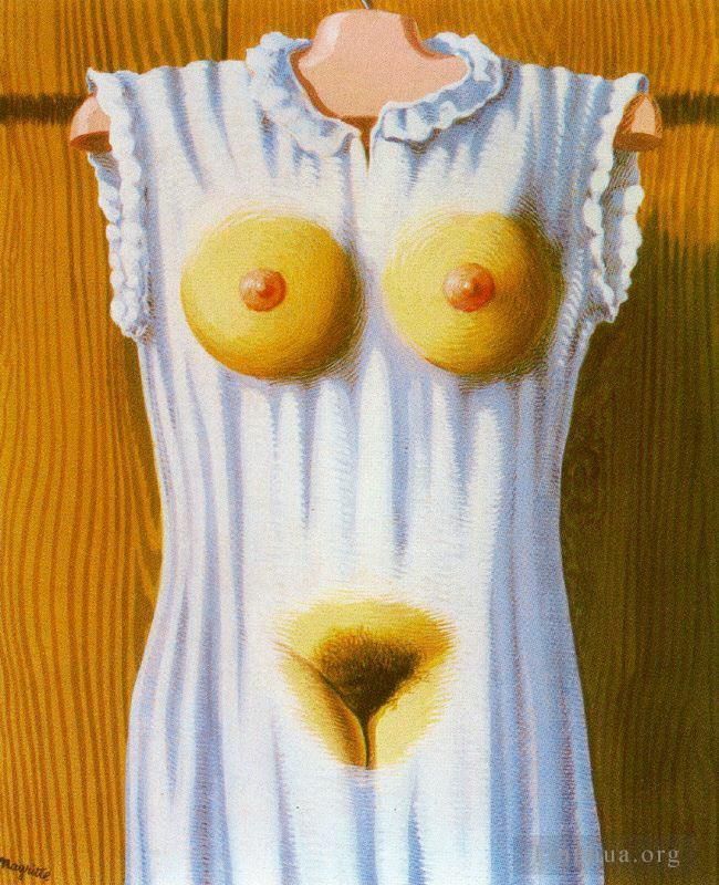 Rene Magritte's Contemporary Various Paintings - The philosophy in the bedroom 1962