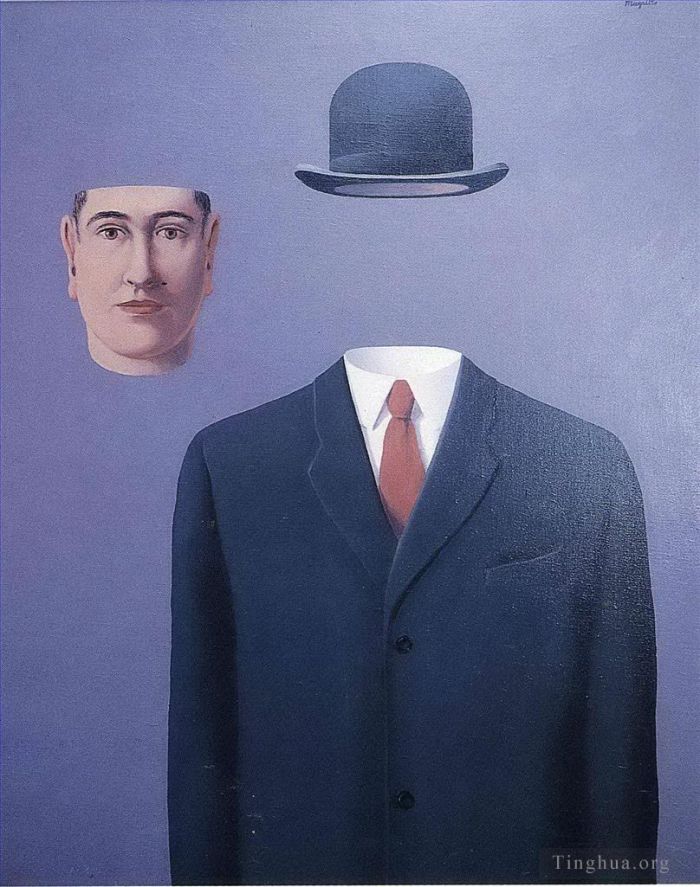 Rene Magritte's Contemporary Various Paintings - The pilgrim 1966