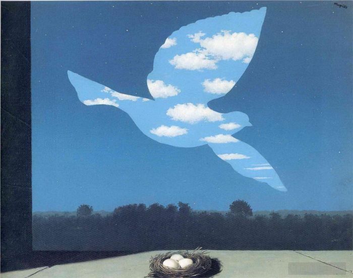 Rene Magritte's Contemporary Various Paintings - The return 1940