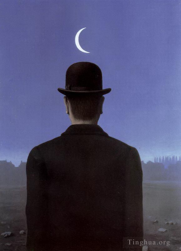 Rene Magritte's Contemporary Various Paintings - The schoolmaster 1954