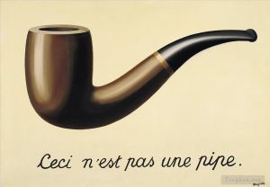 Contemporary Artwork by Rene Magritte - The treachery of images this is not a pipe 1942