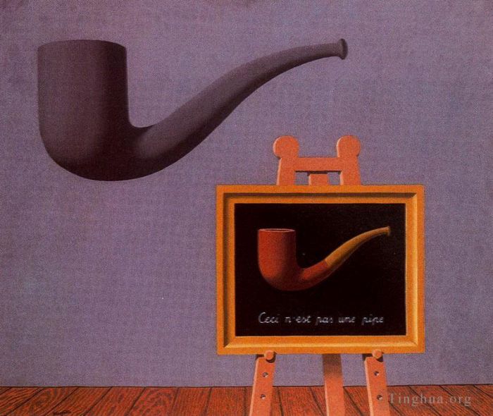 Rene Magritte's Contemporary Various Paintings - The two mysteries 1966