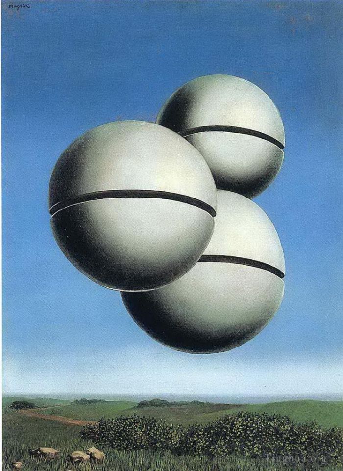 Rene Magritte's Contemporary Various Paintings - The voice of space 1928