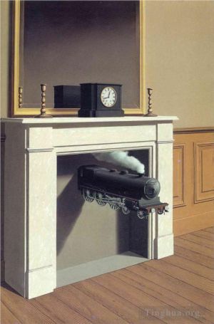 Contemporary Artwork by Rene Magritte - Time transfixed 1938