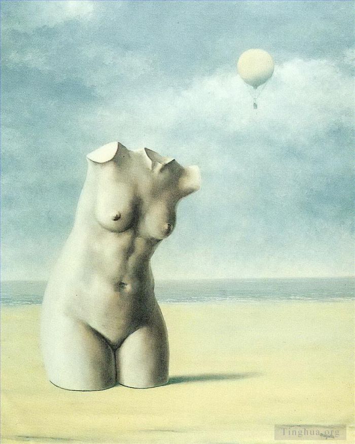 Rene Magritte's Contemporary Various Paintings - When the hour strikes 1965