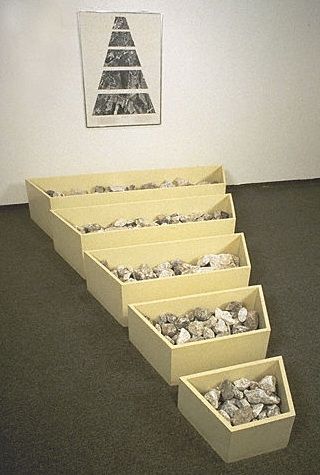 Robert Smithson's Contemporary Installation - A nonsite franklin new jersey 1968