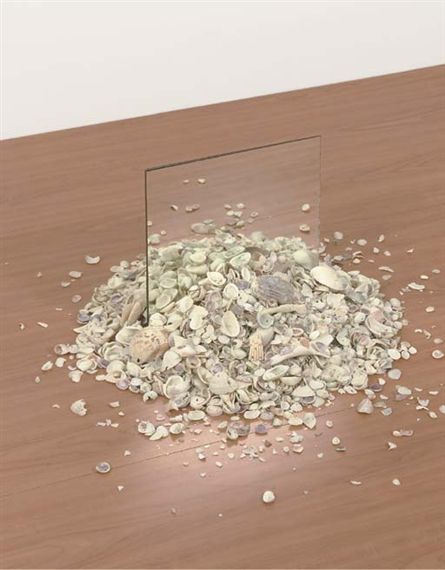 Robert Smithson's Contemporary Installation - Mirror and shell