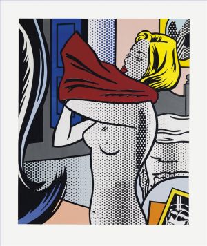Contemporary Artwork by Roy Lichtenstein - Collage for Nude with Red Shirt