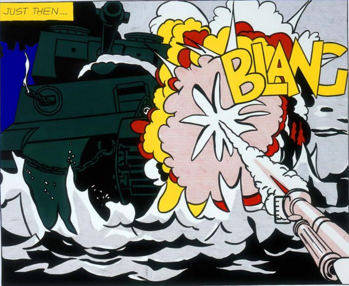 Roy Lichtenstein's Contemporary Various Paintings - Live Ammo