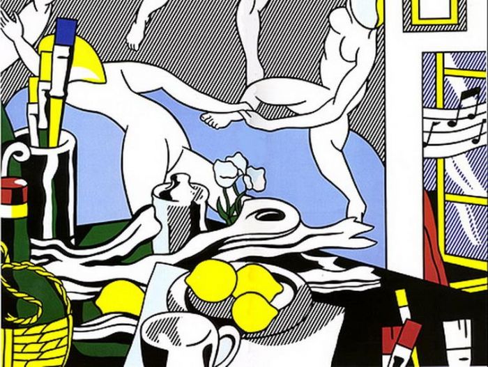 Roy Lichtenstein's Contemporary Various Paintings - Artist s studio the dance 1974