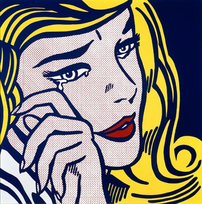 Roy Lichtenstein's Contemporary Various Paintings - Crying girl 1964