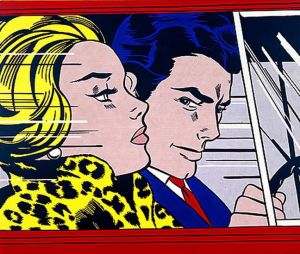 Contemporary Artwork by Roy Lichtenstein - In the car 1963