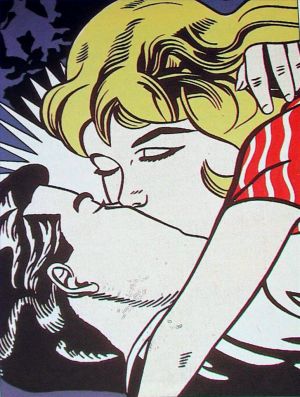 Contemporary Artwork by Roy Lichtenstein - Kiss 2