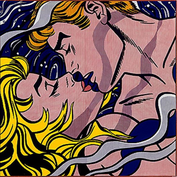Roy Lichtenstein's Contemporary Various Paintings - We rose up slowly 1964