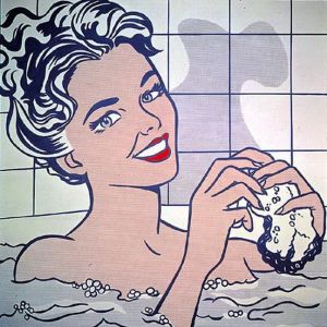 Contemporary Artwork by Roy Lichtenstein - Woman in bath 1963