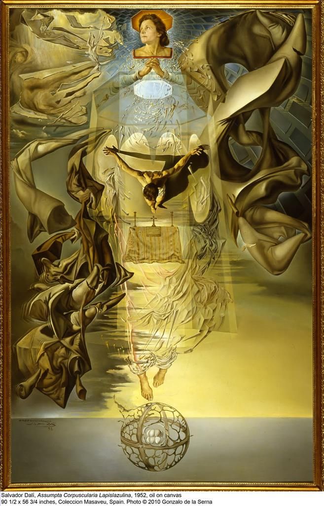 Salvador Dali's Contemporary Oil Painting - Assumpta Corpuscularia Lapislazulina