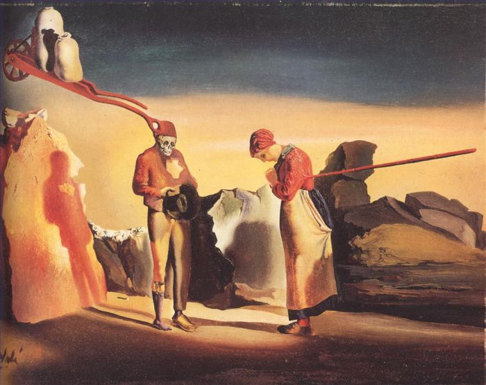 Salvador Dali's Contemporary Oil Painting - Atavism at Twilight