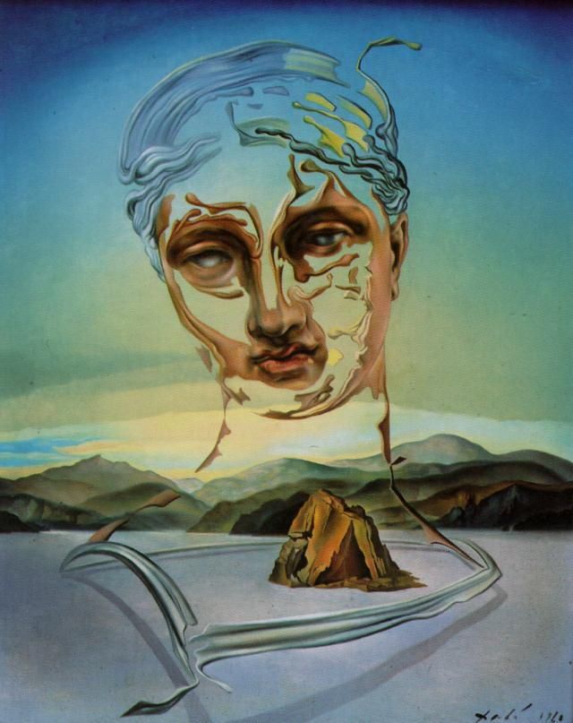 Salvador Dali's Contemporary Oil Painting - Birth of a Divinity