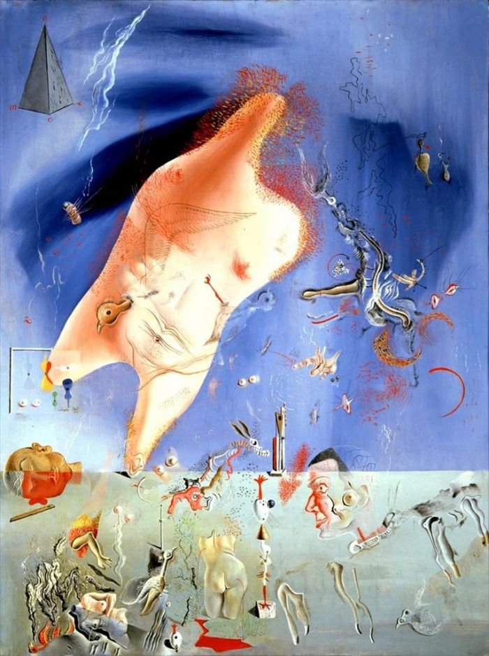 Salvador Dali's Contemporary Oil Painting - Cenicitas Little Ashes