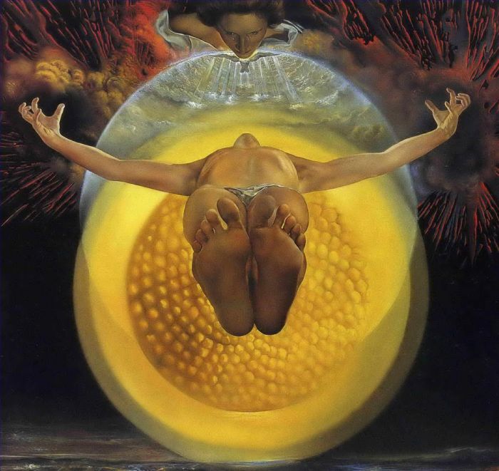 Salvador Dali's Contemporary Oil Painting - Feast of the Ascension