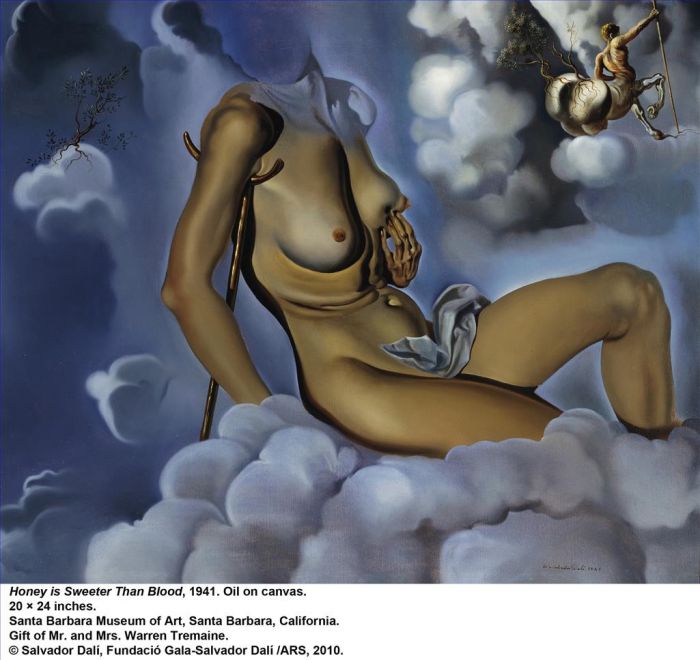 Salvador Dali's Contemporary Oil Painting - Honey is Sweeter than Blood 2