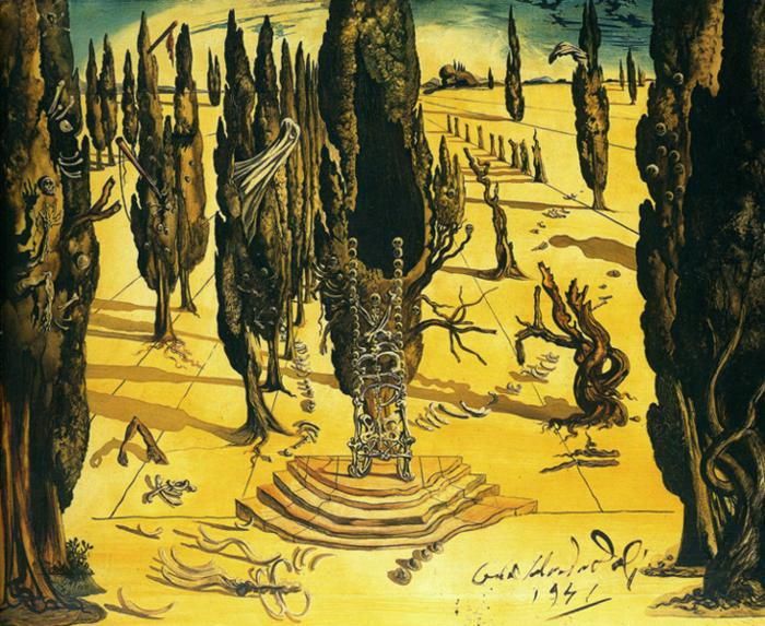 Salvador Dali's Contemporary Oil Painting - Labyrinth II