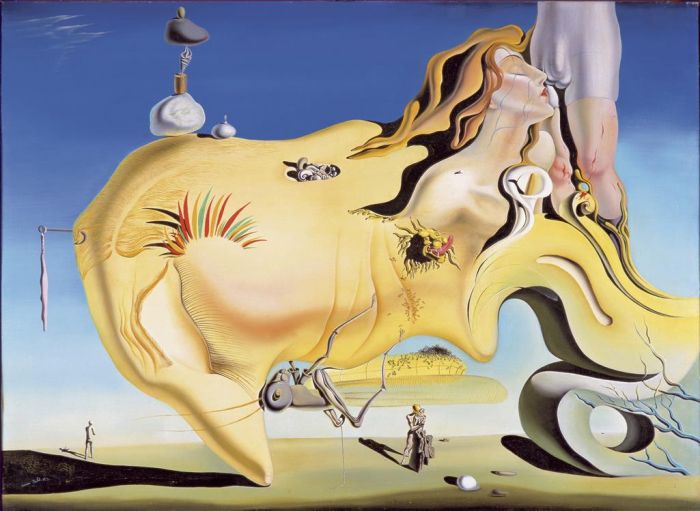 Salvador Dali's Contemporary Oil Painting - Maturbateur