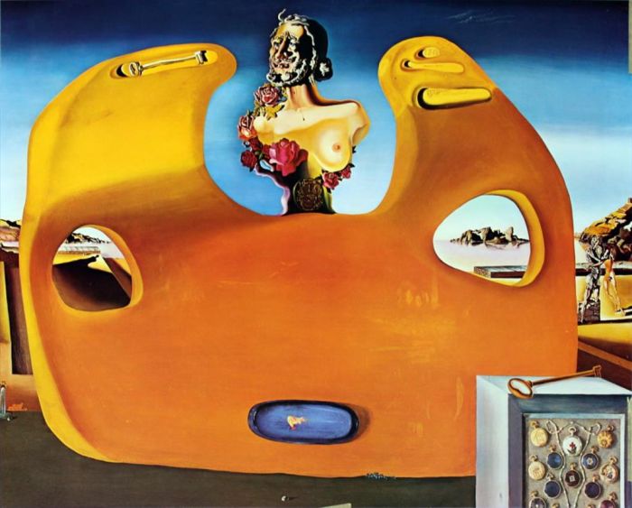 Salvador Dali's Contemporary Oil Painting - Memory of the Child Woman