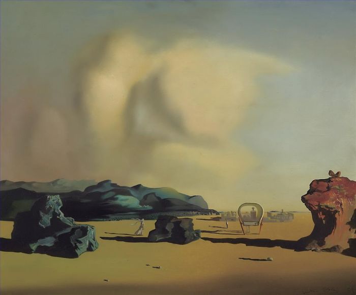 Salvador Dali's Contemporary Oil Painting - Moment of Transition