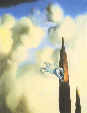 Contemporary Artwork by Salvador Dali - Morning Ossification of the Cypress