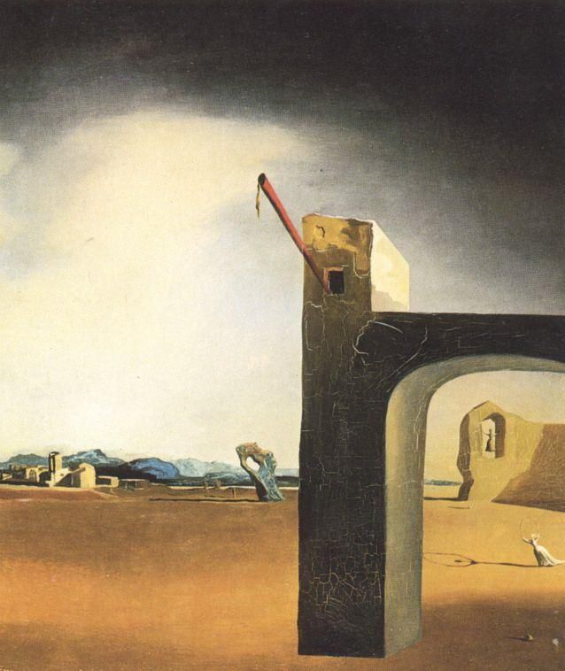 Salvador Dali's Contemporary Oil Painting - Morphological Echo