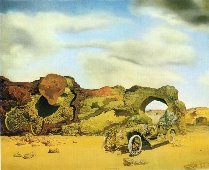 Salvador Dali's Contemporary Oil Painting - Paranoiac Critical Solitude