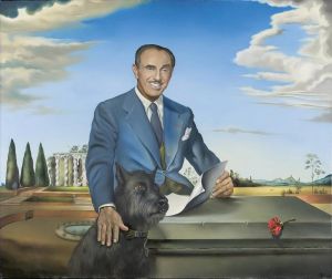 Contemporary Artwork by Salvador Dali - Portrait of Colonel Jack Warner