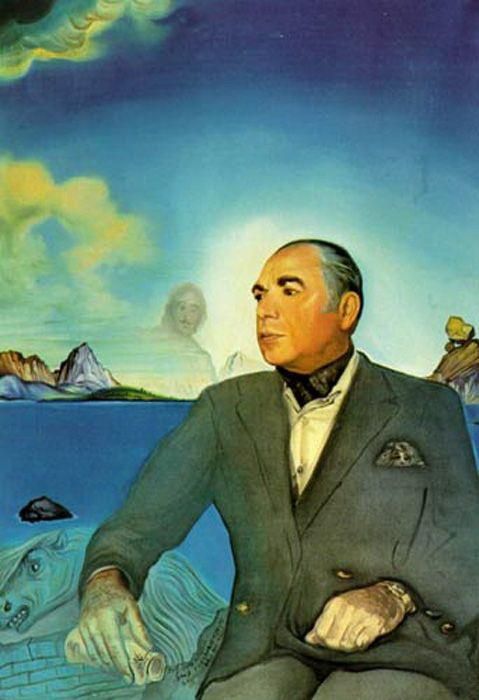 Salvador Dali's Contemporary Oil Painting - Portrait of John Theodoracopoulos