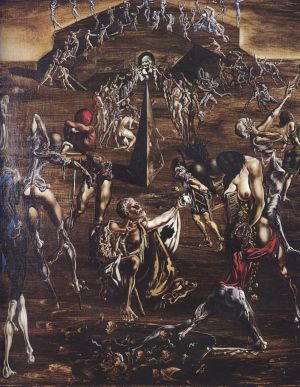 Contemporary Artwork by Salvador Dali - Resurrection of the Flesh