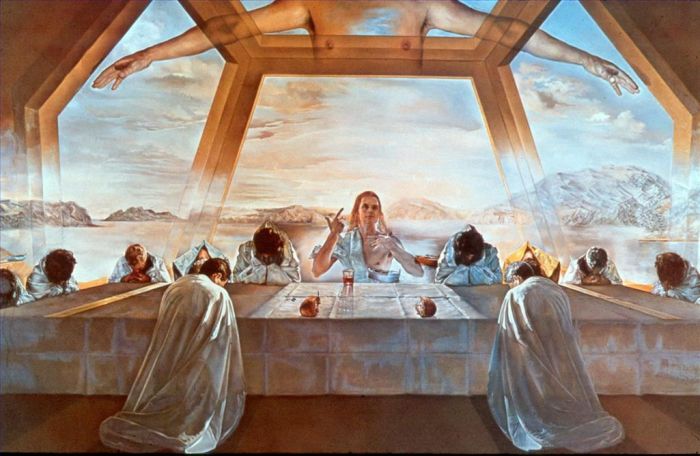 Salvador Dali's Contemporary Oil Painting - Sacrament of the Last Supper