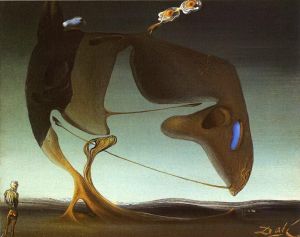Contemporary Artwork by Salvador Dali - Surrealist Architecture