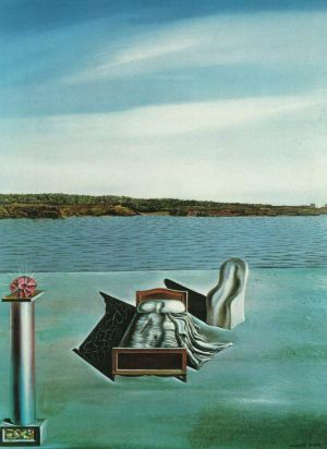 Contemporary Artwork by Salvador Dali - Surrealist Composition with Invisible Figures