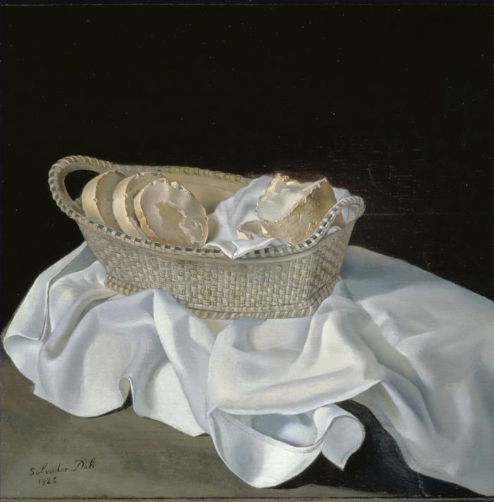 Salvador Dali's Contemporary Oil Painting - The Basket of Bread