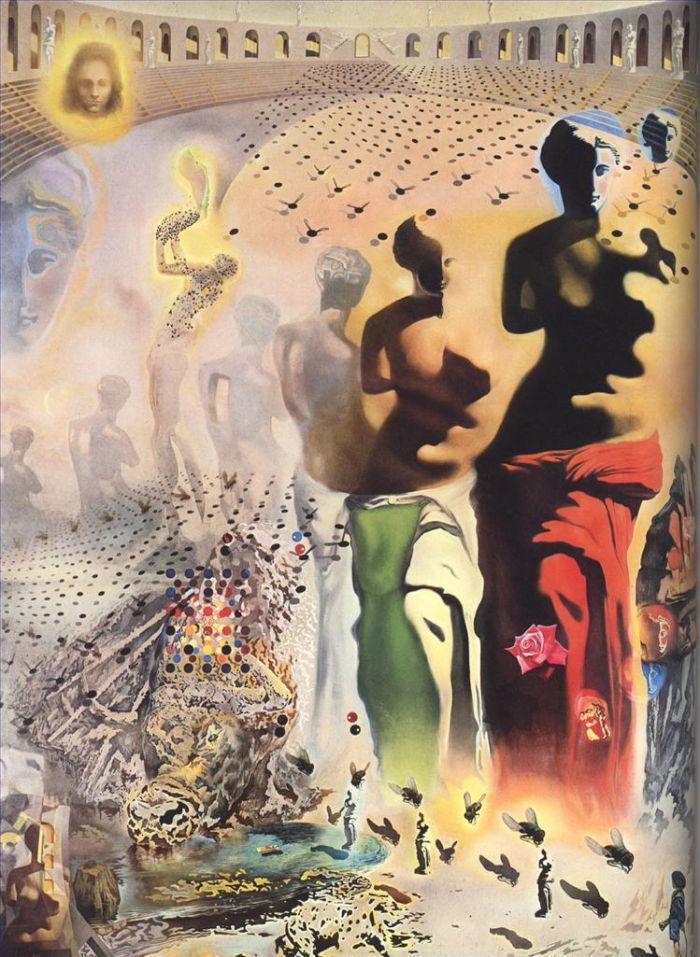 Salvador Dali's Contemporary Oil Painting - The Hallucinogenic Toreador