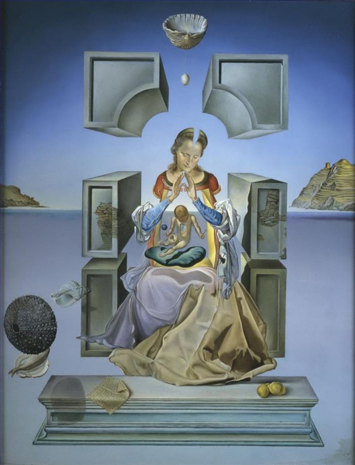 Salvador Dali's Contemporary Oil Painting - The Madonna of Port Lligat