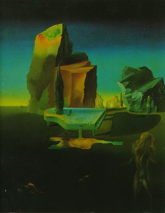 Salvador Dali's Contemporary Oil Painting - The Mysterious Source of Harmony